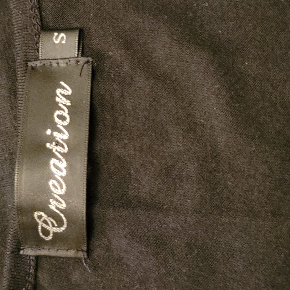 Creation Long Top S 3/4 Sleeves Pink and Black - Picture 9 of 9